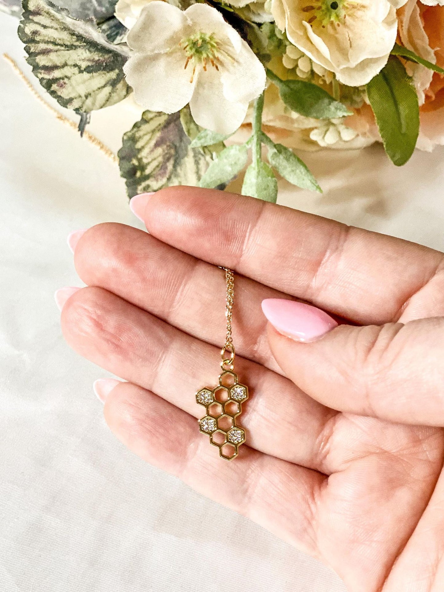 Honeycomb Necklace