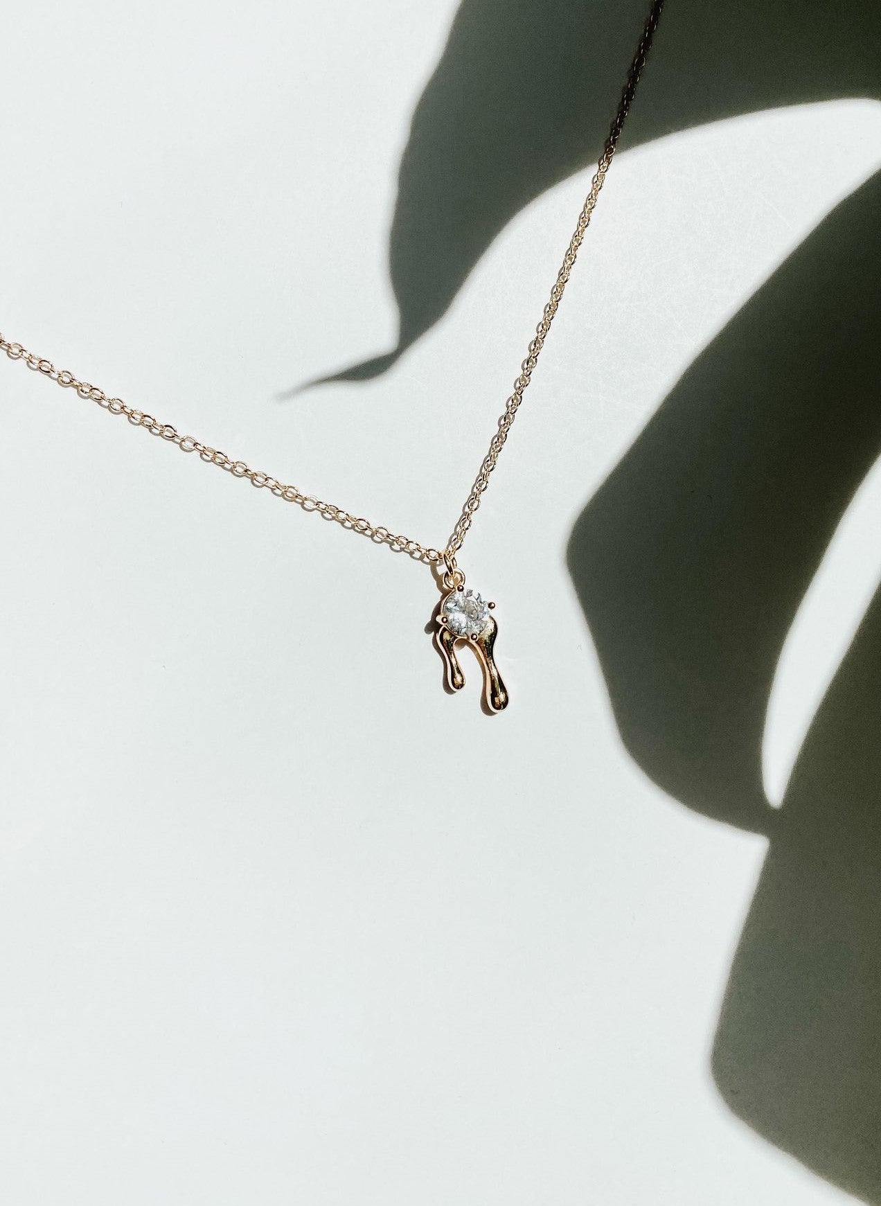 Dripping Gold Necklace Tayler Made Designs