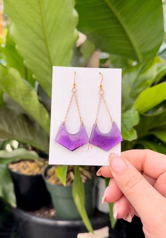 Purple Quartz Dangles