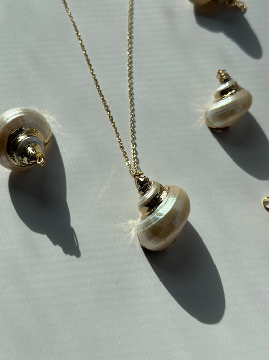 Gold Seashell Necklace