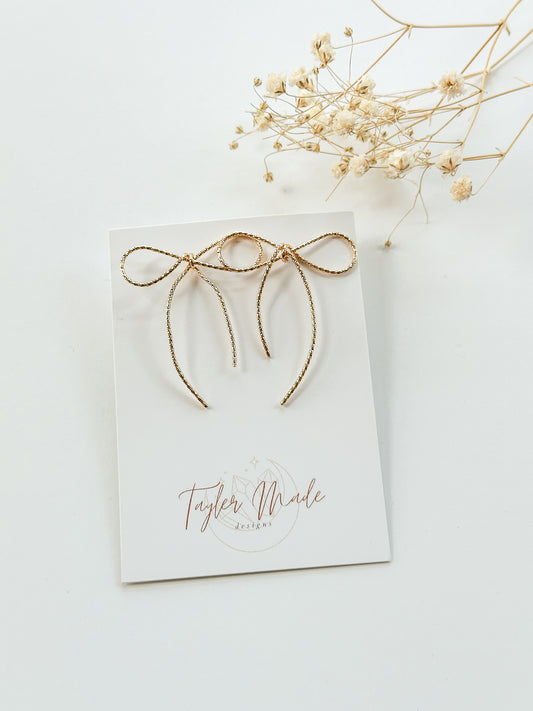 Bow Dangle Earrings