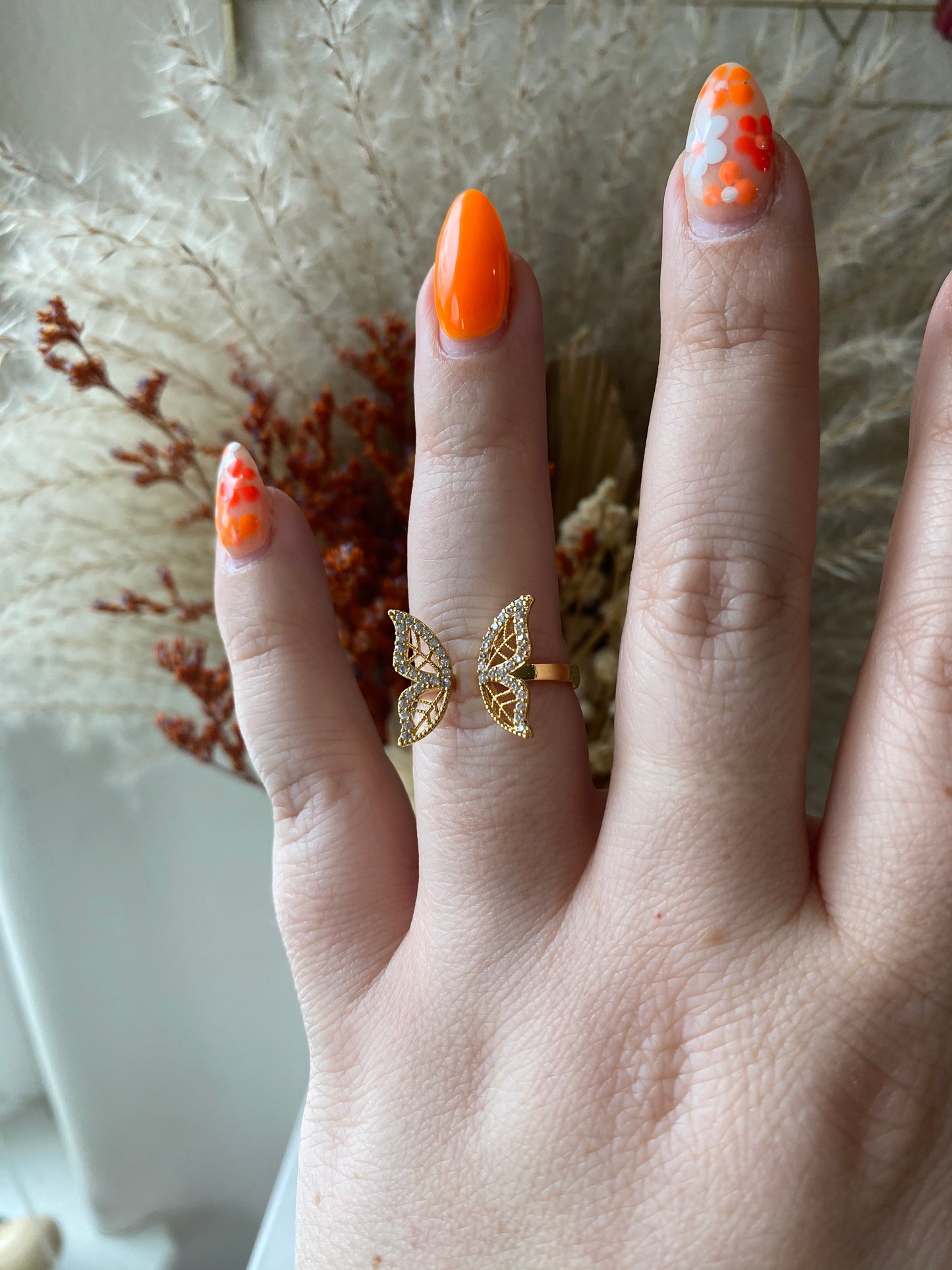 Gold Butterfly Ring