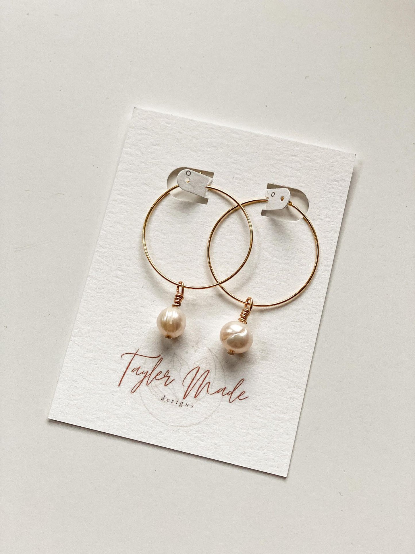 Pearl Hoops