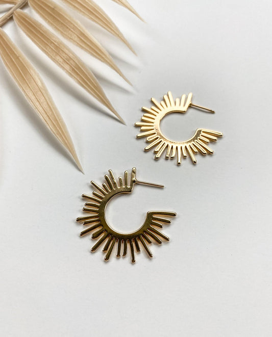 Sunburst Hoops