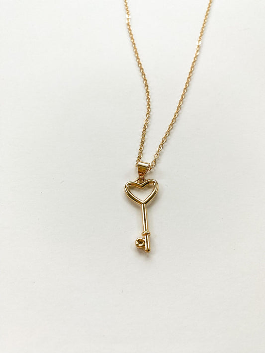 Heart Key Necklace