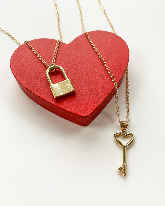 Heart Key Necklace