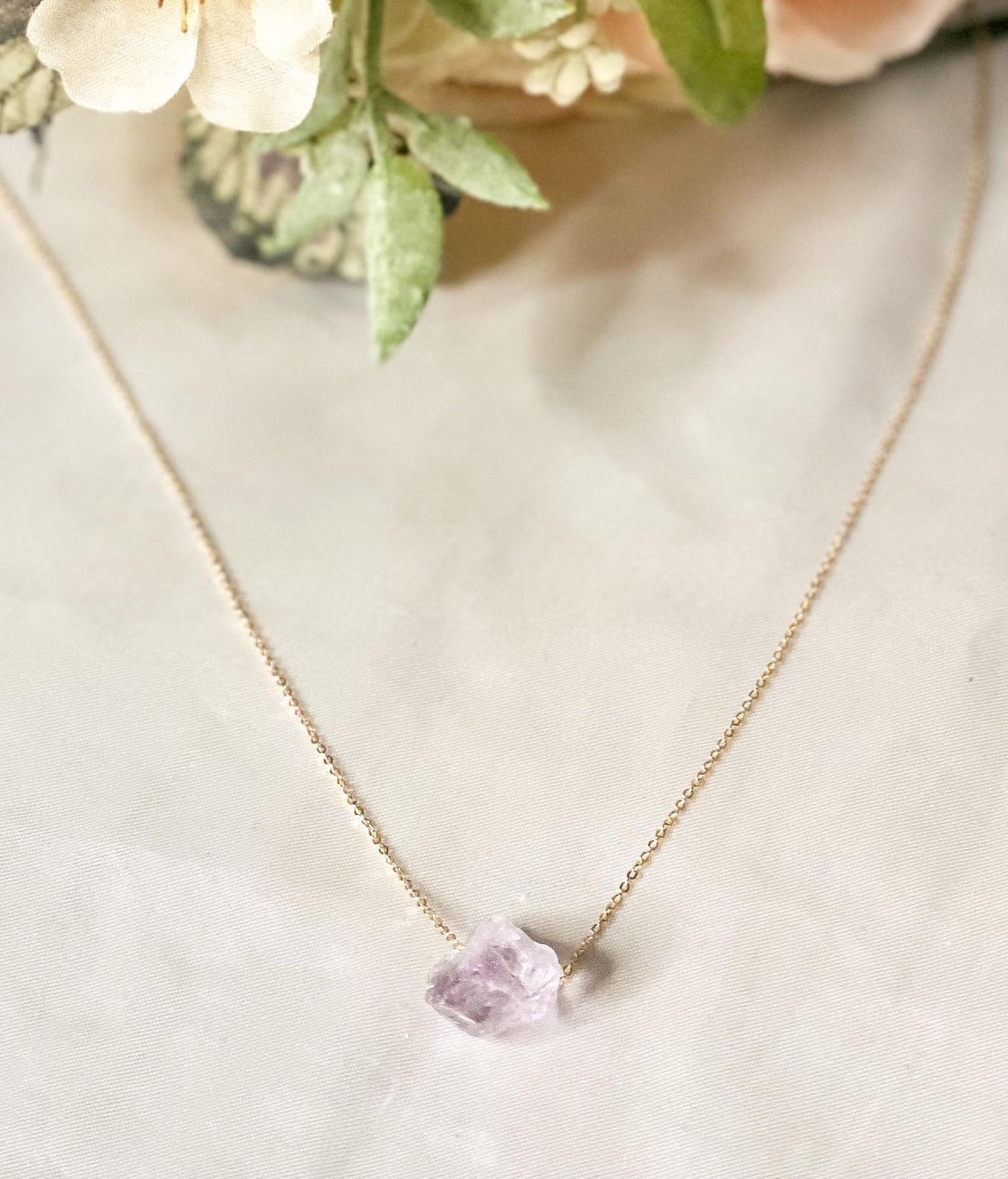 'Ann' Amethyst Necklace