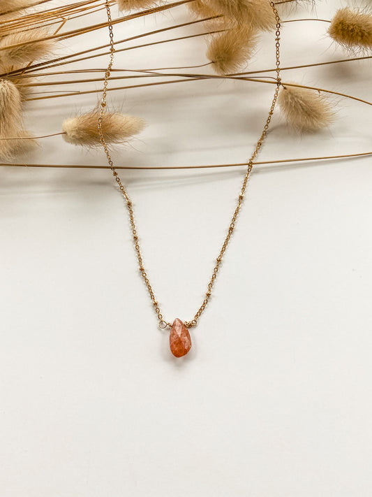 Sunstone Necklace