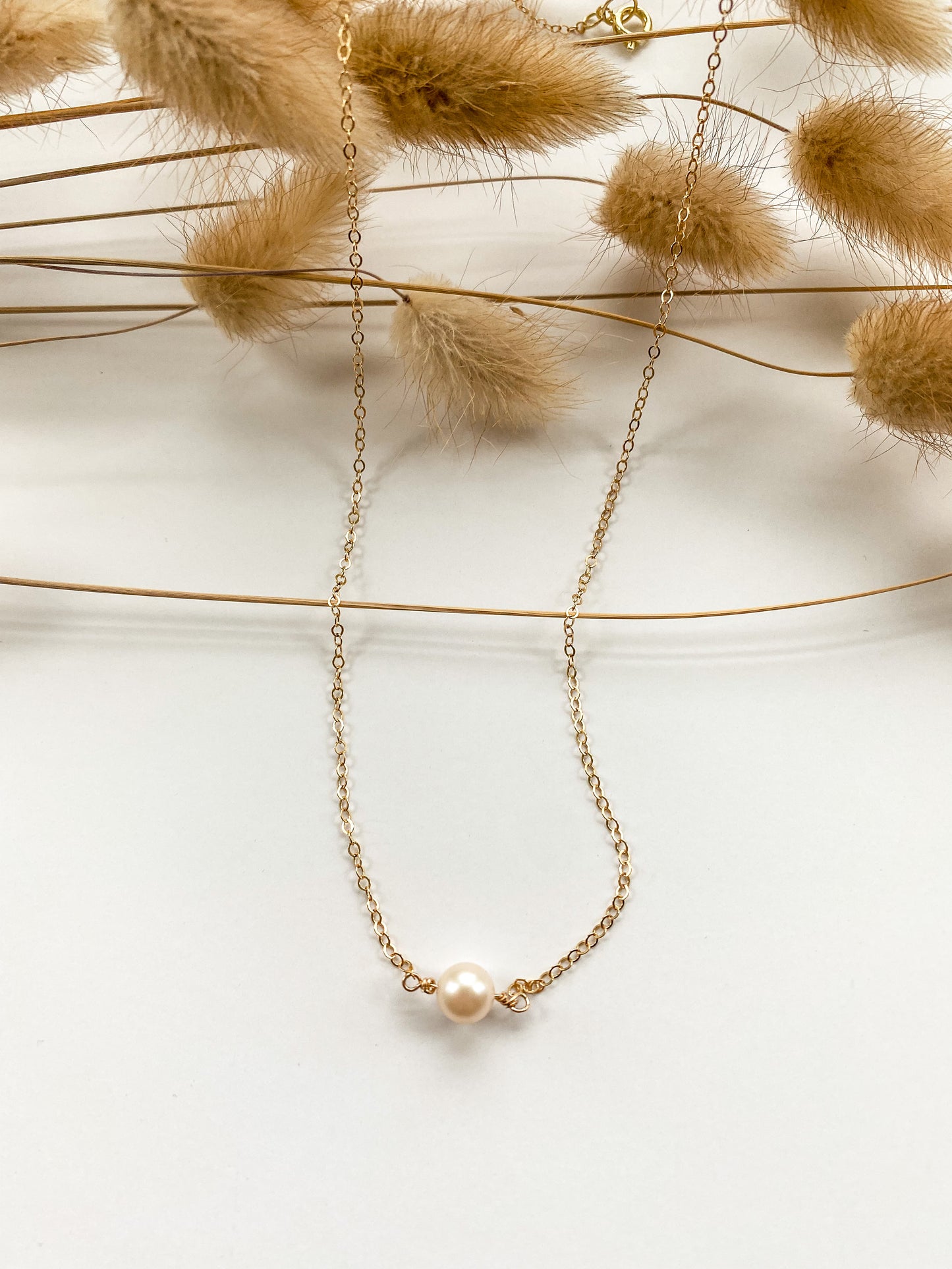 Single Pearl Necklace