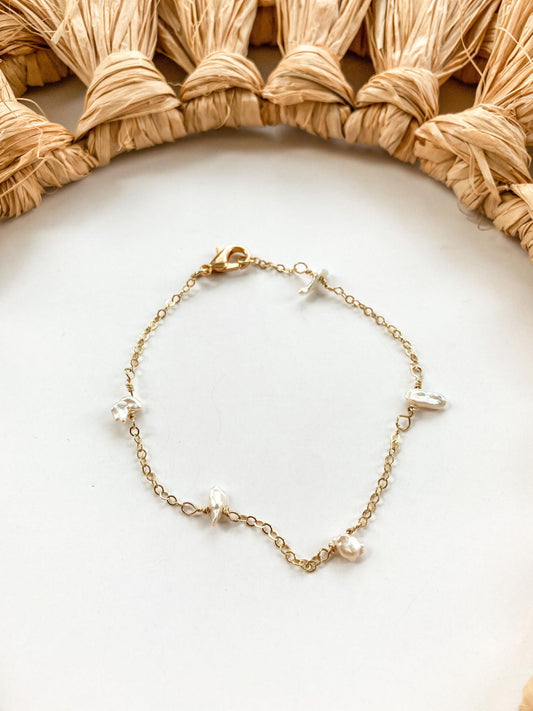 Brenda Pearl Bracelet